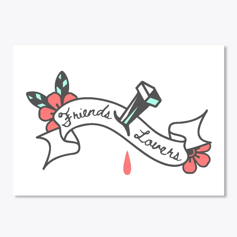 Friends to Lovers Tattoo Design